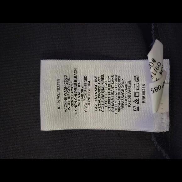 Express XS Grey blouse with criss cross at chest neckline - Picture 4 of 4